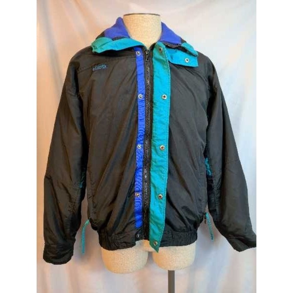 Columbia Interchange 3-in-1 Ski Jacket Bugaboo Fleece Mens L Colorblock Vintage - Picture 7 of 16
